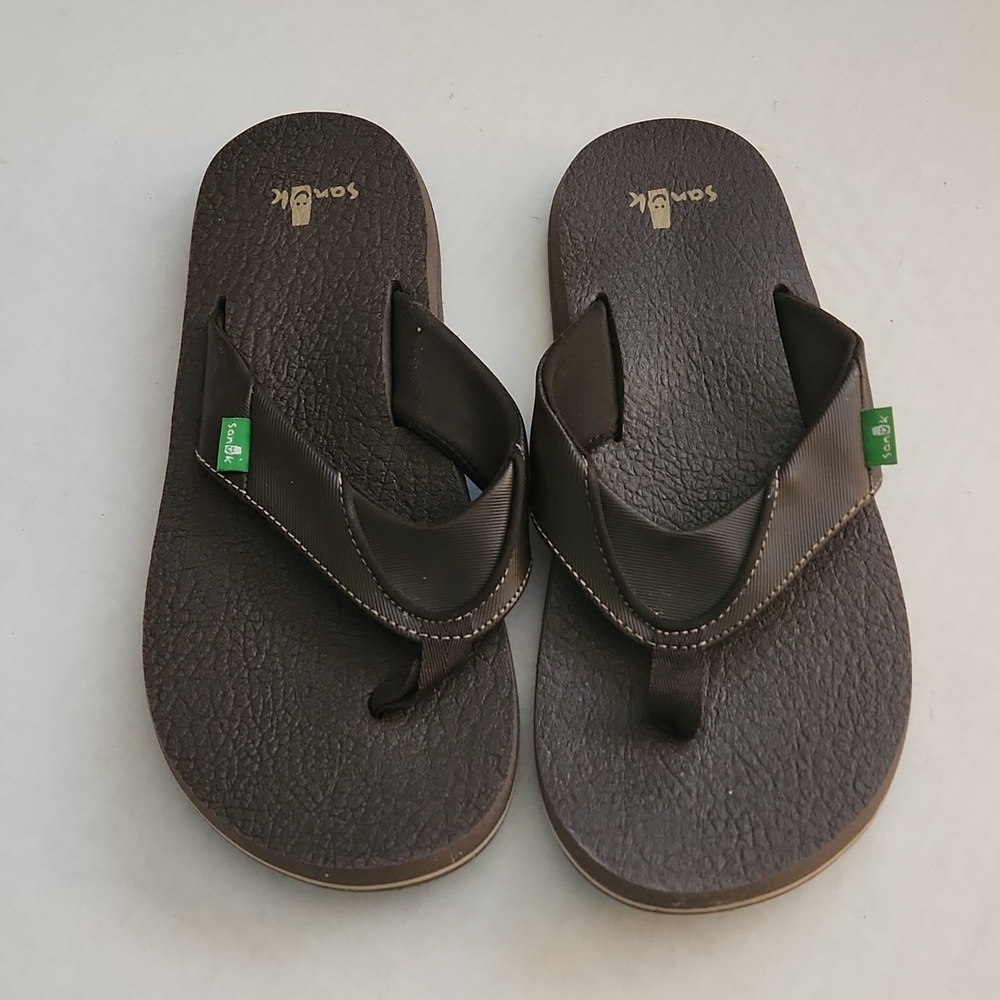 Mens Sanuk Yoga Mat Flip Flops Size 8